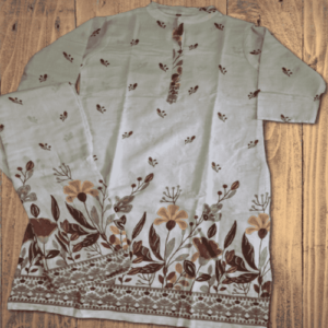 Ivory Flora Cotton Co-Ord Set for Women – Elegant Daily Wear Indo-Western Outfit